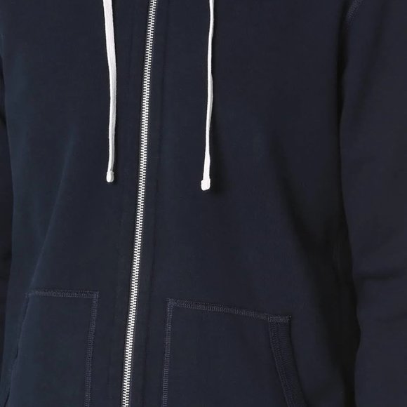 NWT Reigning Champ Midweight Terry Full Zip Hoodie - Navy XXL - Picture 3 of 12